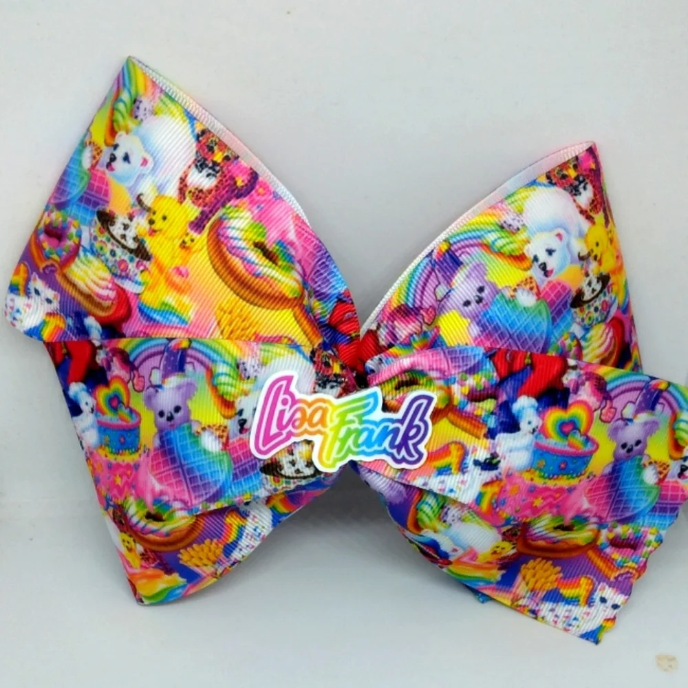 Lisa Frank hair bow